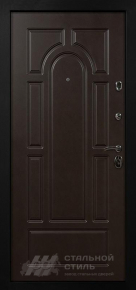 Входная дверь в квартиру (коричневый цвет) с отделкой МДФ RAL - фото №2