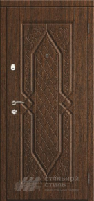 Входная дверь для дачи с МДФ ДЧ №9 с отделкой МДФ ПВХ - фото