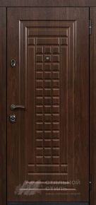 Дверь с белой декоративной панелью - хай тек с отделкой МДФ ПВХ - фото