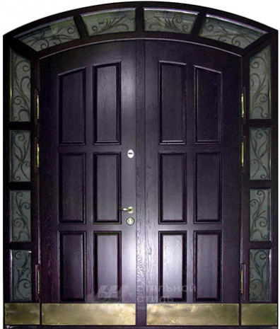 Дверь «Парадная дверь №14» c отделкой Массив дуба