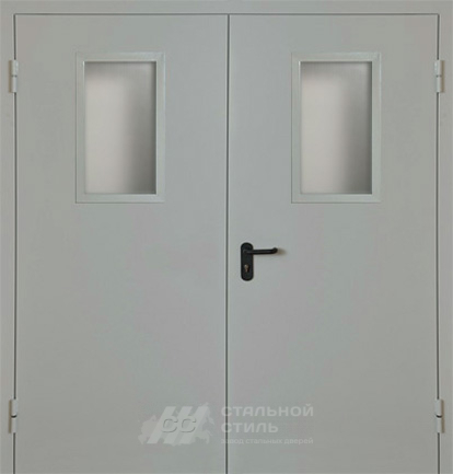 Дверь «Противопожарная дверь со стеклом №6» c отделкой Нитроэмаль