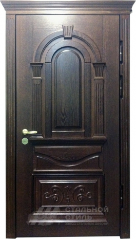 Дверь «Парадная дверь №68» c отделкой Массив дуба